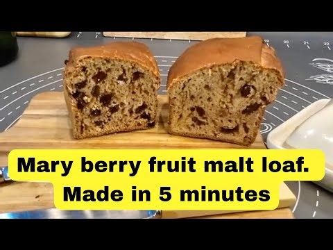 Mary berry fruit malt loaf. Made in 5 minutes