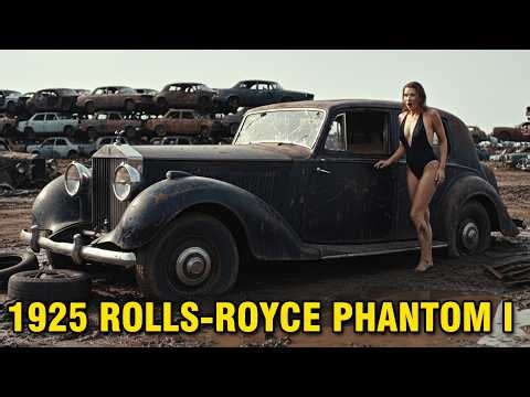 ASMR Car Restoration | The process of restoring a 1925 Rolls-Royce Phantom I from a Scrapyard