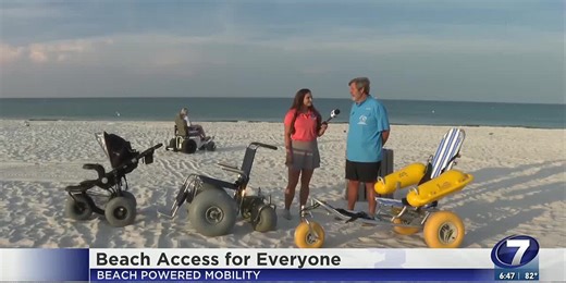Beach Powered Mobility giving beach access to all