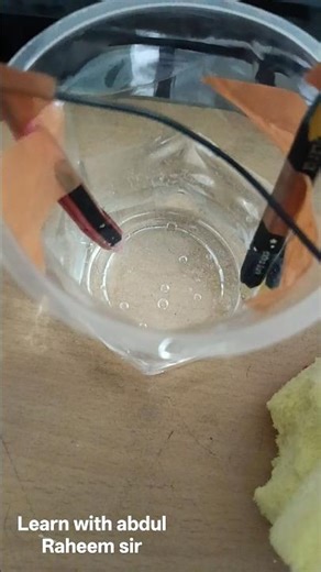 electrolysis of water in simple way explained