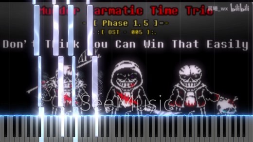 【特效钢琴/瀑布流】【Murder Karmatic Time Trio】三重谋杀 因果报应 1.5阶段