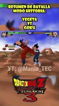 Goku se Venga de Vegeta ⚡ Final Épico | Budokai Tenkaichi 3 PS2 | mania_TEC | RESUMEN DE BATALLA