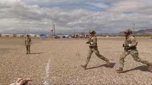 For Day 10 of the 24 Days of AFMC, let's take a look at the 2023 Defender Challenge, held in person by the Air Force Installation and Mission Support Center for the first time since COVID postponements. Defender Challenge is an Air Force Security Forces competition between major command teams that tests physical endurance and core operational skills to ultimately crown a winning team and several individual award winners. Eleven teams of five — four competitors and one alternate — were timed and 