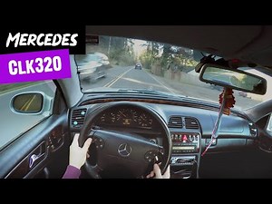 Driving 2002 Mercedes Benz CLK 320 W208 POV