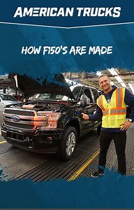 Justin's At Ford's F150 plant to see how the best truck on earth is built from start to finish. Ford's massive F150 plant is able to crank out an F150 every 53 seconds which helps satisfy the huge demand for the best selling truck on earth. | AmericanTrucks.com