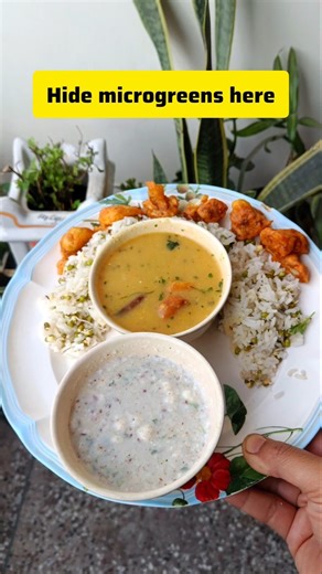 Eating Microgreens DAILY In India? #shortsfeed