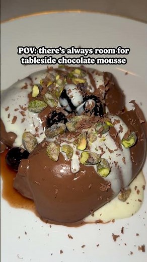 Tableside Chocolate Mousse 🍫