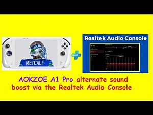 Realtek Audio Console - Best EQUALIZER SETTINGS for AOKZOE A1 Pro - 2023