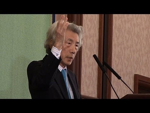 小泉純一郎元首相会見