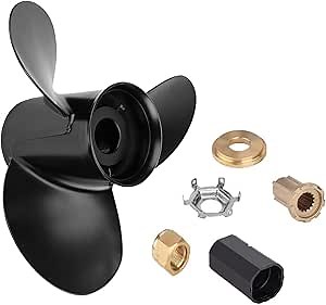 MERCURY Black Max Boat Propeller 48-812952A10 | RH 10 x 5P Aluminum