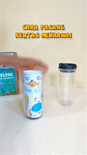 Tutorial memasang insert pada tumbler stainless My Colorful Tumbler ✨