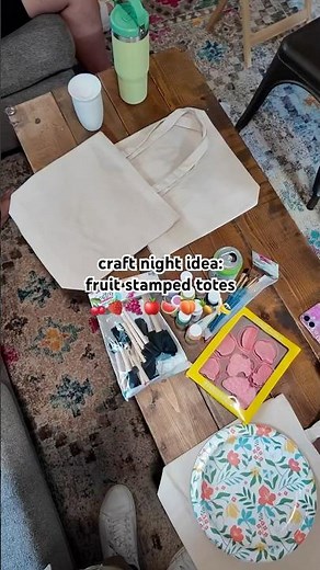 Fun & easy craft night idea 🍓 #craftnight #diycraftideas #diycraft