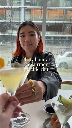 Dirty Hour at The Lobby Lounge Raw Bar at Fairmont Pacific Rim