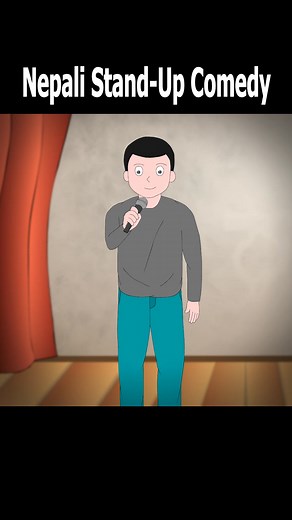 1.8M views · 61K reactions | Nepali Stand-Up Comedy Be Like #stepprak #nepalianimation #animationmeme #nepalireels #standupcomedy | Step Prak | Facebook