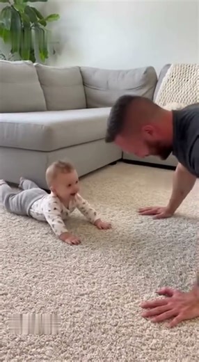 Father and baby time