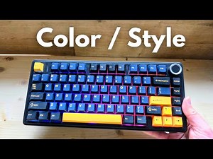 AULA F75 - How to Change Light Color / RGB Style + Changing Brightness & Speed on Aula F75 Keyboard