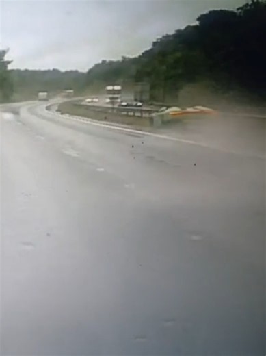 Lamborghini Loses control on a wet road and Hits the Crash Barrier 😬 Submitted Anonymously. To submit Footage please visit our website NorfolkDashCam.co.uk. #DashCam #Driving #DashCamFootage #Norfolk #Lamborghini