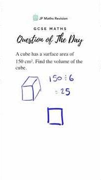 GCSE Maths Question - Surface Area to Volume #gcsemaths #gcsemathsrevision #gcse2026 #edexcelmaths