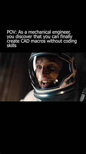 MecAgent on Instagram: "New dimension unlocked for mechanical engineers ⚙️🆕! #mechanicalengineering #cad #macro"