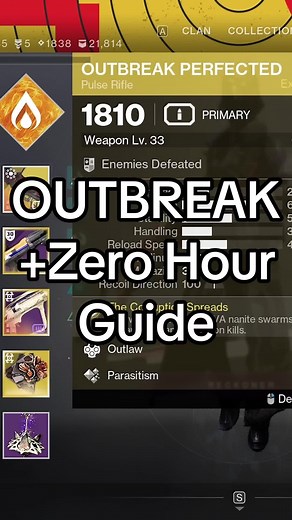 Complete Outbreak Perfected Quest - Destiny 2 Guide