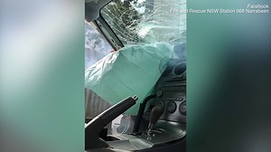 Video shows why you should NEVER rest your feet on the dashboard