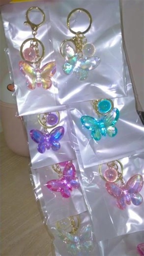 Very Cute & Unique Glossy Butterfly Key-ring🦋🥰❤Collections||FCI-147 #cute #unique #keyrings #shorts