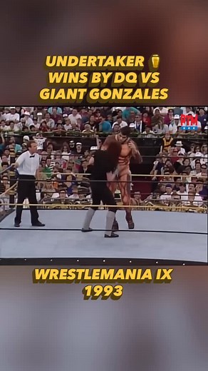 The Undertaker goes up against one of the tallest WWE Superstars of all time as he collides with Giant Gonzales at WrestleMania IX. (1993) ⚱️ #rip #undertaker #FYP #foryou #WWEThrowback #wwehof #WrestlingLegend #ExplorePage #WWEDebut #explorepage✨ #superstars #explore #explorer #VintageWWE #ProWrestlingHistory #reels #viral #virals #WrestlingNostalgia #wrestlemania #reelitfeelit #WWEClassics #viralvideos #WWE #WrestlingCommunity #prowrestling #WWEHistory #viralreels #ViralWrestling #WrestlingFor