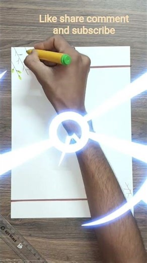 🔥Simple and Easy✨ Border Design That Looks AMAZING! Must try!!#youtubeshorts