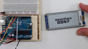 Waveshare 2,9″ e-Paper Display am Arduino UNO – Makerblog.at