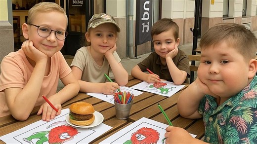 Egy budapesti hamburgerező színezővel csinált viccet Orbán oroszlános győzelmi tervéből