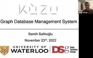 滑铁卢大学教授的图数据库分享