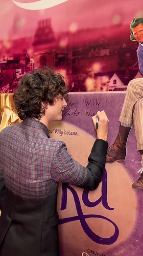 Timothée Chalamet as Willy Wonka TikTok Video