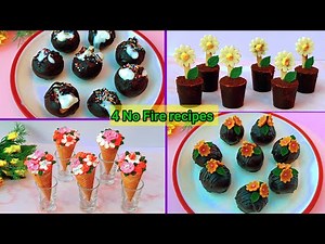 4 No fire cooking recipes for school competition | No fire recipes for competition |Chocolate recipe