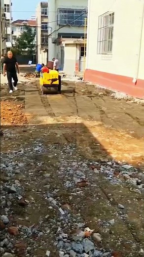 On-Site Power: DIMEC Mini Roller Compactor Delivering Perfect Results!