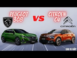 Peugeot 308 2022 vs Citroen 2020 Video & Specs Comparison