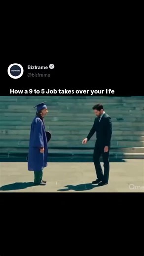 Bizframe | Business Stories on Instagram: "Is the 9-to-5 killing work–life balance? The traditional 9-to-5 brings stability—but often at the cost of personal time, health, and relationships. A Gallup report shows 50% of working women experience significant daily stress, compared with 40% of men, largely from balancing work and home responsibilities. Add leaveism—using personal time off to catch up on work—and the boundary between work and life nearly disappears. The short film FULL TIME captures