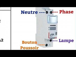 cours de l'électricité sur exemple de schéma branchement telerupteur avec 4 bouton poussoir