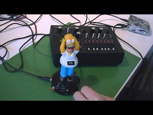 Circuit Bent Homer Simpson by freeform delusion