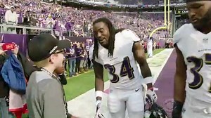 "Having 12-year-olds laugh at me is not fun" -Baltimore Ravens' Alex Collins on Irish dancing, which he credits with helping him be a better player http://cbsn.ws/2zAysYk | CBS Evening News