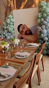 1.1M views · 40K reactions | Imagine stepping into an intimate dinner setting unexpectedly planned by your significant other! ♥️ It’s Aaron Pierre’s Thirty-Won  theme beautifully curated by @eventfull_moments #aaronpierre #teyanataylor #birthdaydinner #dinner #intimate #partyplanning #trending #foryoupage | Aaron pierre | Facebook