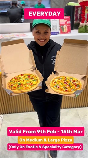 🍕 Buy 1 Get 1 FREE on Medium & Large 🍕 | La Pino’z Pizza West Bengal 🔥