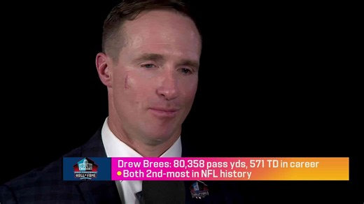 Drew Brees on being inducted to Pro Football Hall of Fame: There's a lot of people riding with me 'Super Bowl Live'
