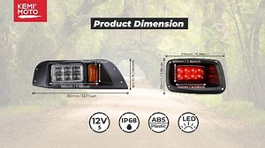 Watch kemimoto Golf Light Kit Compatible with EZGO TXT on Amazon Live