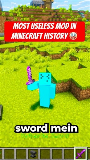 THIS MOD ADD NOTHING IN MINECRAFT 🤡 #minecraft