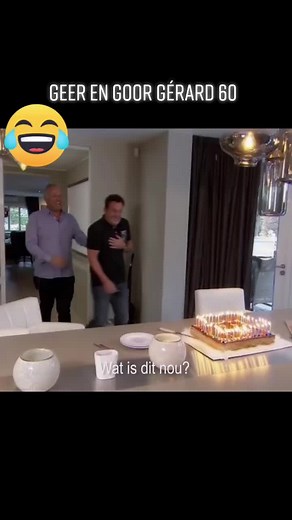 Geer en Goor Gérard 60 😂 #Geerengoor