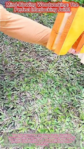 Mind-Blowing Woodworking: The Perfect Interlocking Joint! 🪵✨