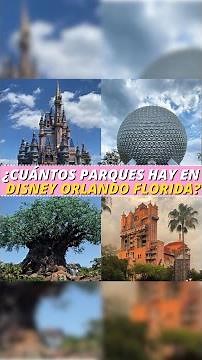 ¿Cuántos parques hay en Disney Orlando Florida? 🏰✨
