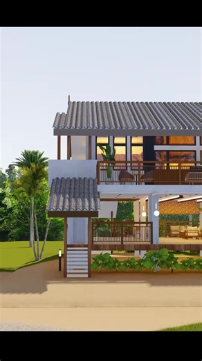 Simple House Design Idea All Designs are the Property of The BARRIO ARCHITECT. For Designs and Plan Pricing, message us. #DREAMHOUSE #SMALLHOUSEDESIGNIDEAS #fblifestyle