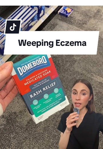 Weeping eczema fix. #eczemarelief #eczematok #dermatologist #TikTokCreatorSearchInsightsIncentive
