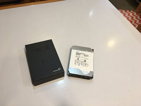 Seagate 3TB Expansion DeskTop Hard Drive 10TB Upgrade How To Open Case USB 3.0 STBV3000100 SRD00F2